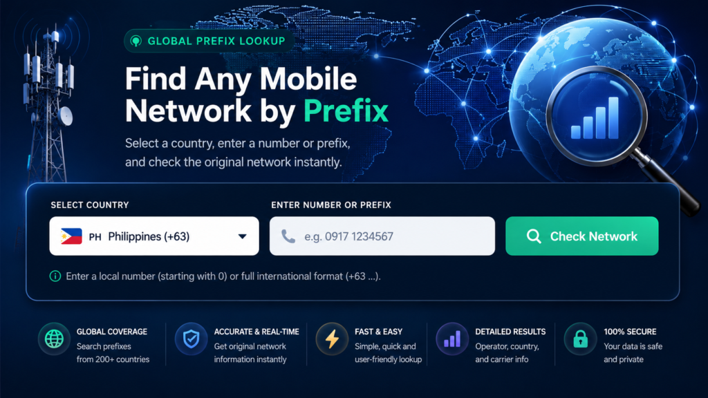 Find Any Mobile Network by Number – Free & Instant 2026